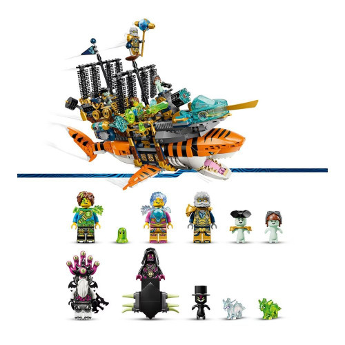 Juego de construcción Tanque Tiburón Tigre LEGO DREAMZzz - 71515