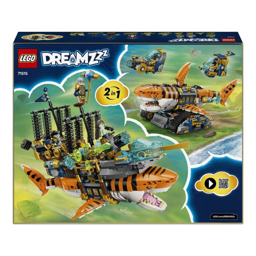 Juego de construcción Tanque Tiburón Tigre LEGO DREAMZzz - 71515