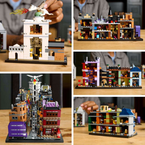 Juego de construcción Tiendas Mágicas del Callejón Diagon LEGO - 76444