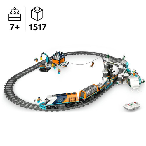 Juego de construcción Tren Expreso Polar Ártico de los Exploradores LEGO City - 60470