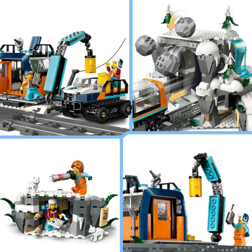 Juego de construcción Tren Expreso Polar Ártico de los Exploradores LEGO City - 60470