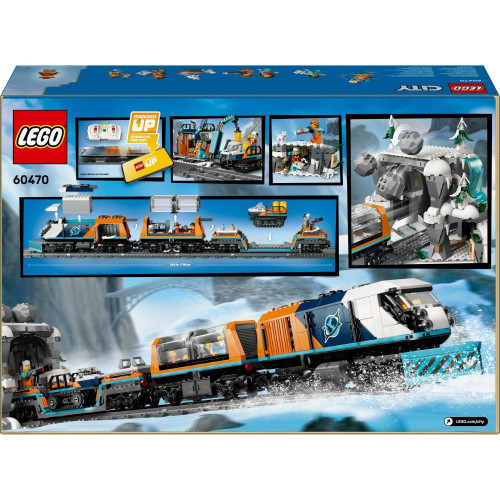Juego de construcción Tren Expreso Polar Ártico de los Exploradores LEGO City - 60470