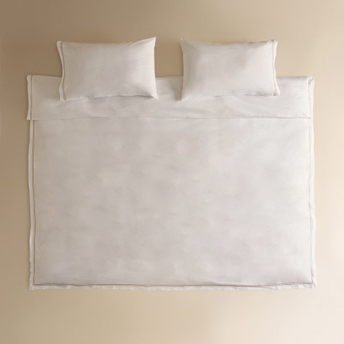Juego de funda nórdica percal algodón egipcio 400 hilos Hotel EuroVolter Beige