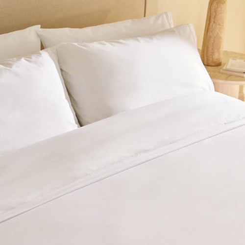 Juego de funda nórdica percal algodón egipcio 400 hilos Hotel EuroVolter Beige