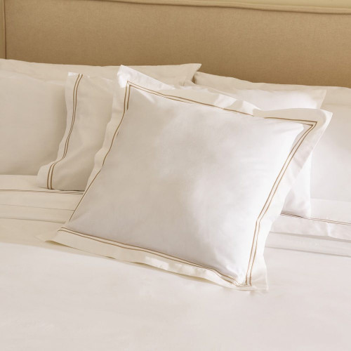 Juego de funda nórdica percal algodón egipcio 400 hilos Hotel EuroVolter Beige