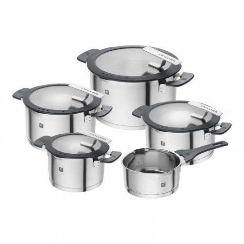 Juego de ollas ZWILLING Simplify Negro/Plata 5 piezas acero inoxidable