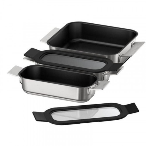 Juego de sartenes Bosch HEZ9FF030 Inducción Acero inoxidable 3 piezas