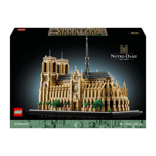 Juguete de construcción Notre Dame de París LEGO Architecture - 21061