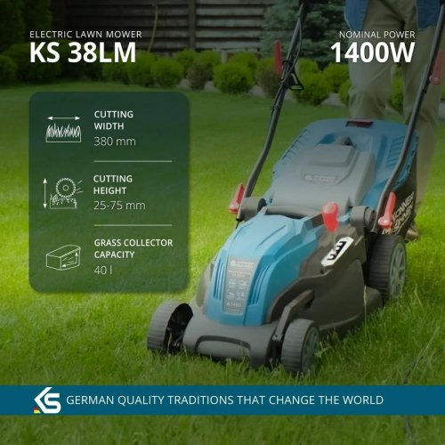 Könner & Söhnen Cortacésped eléctrico KS 38LM