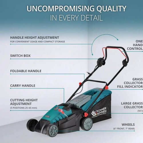 Könner & Söhnen Cortacésped eléctrico KS 38LM-BL