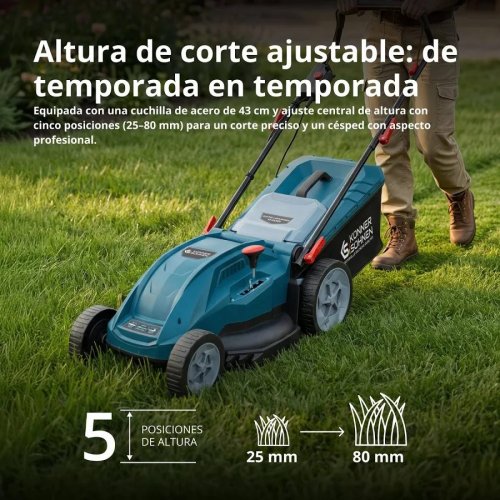 Könner & Söhnen Cortacésped eléctrico ks 43lm20