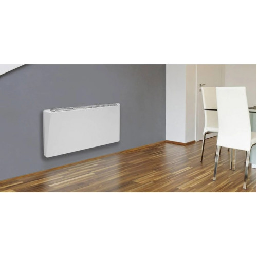 Kaiserkraft Termoconvector eléctrico con control digital 65x42 cm color blanco radialight SIRIO tcsir101