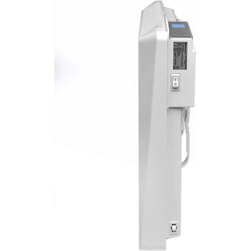 Kaiserkraft Termoconvector eléctrico con control digital 65x42 cm color blanco radialight SIRIO tcsir101