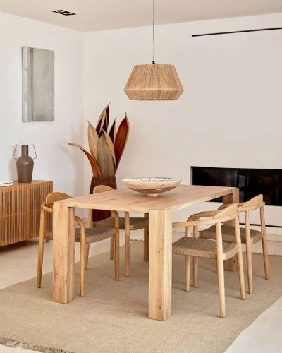 Kave Home Mesa comedor Deyanira roble 160x90