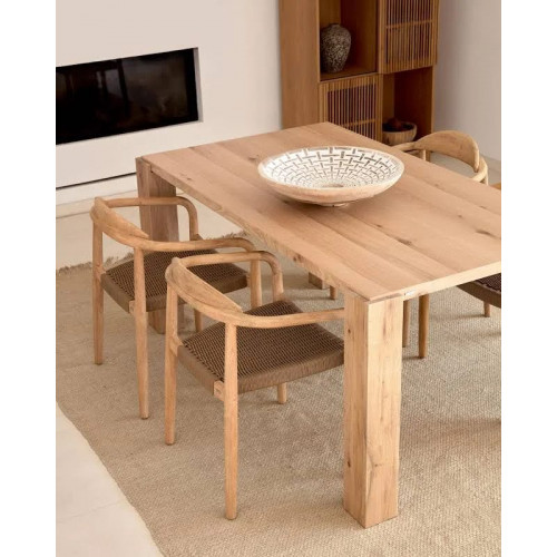 Kave Home Mesa comedor Deyanira roble 160x90