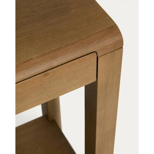 Kave Mueble recibidor consola marrón de madera