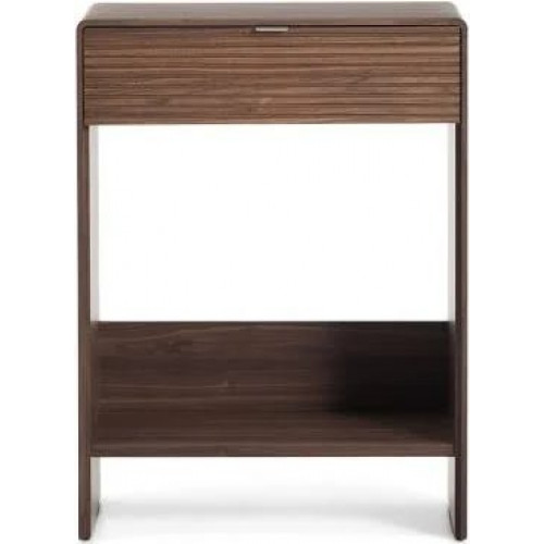 Kave Mueble recibidor consola marrón oscuro de madera