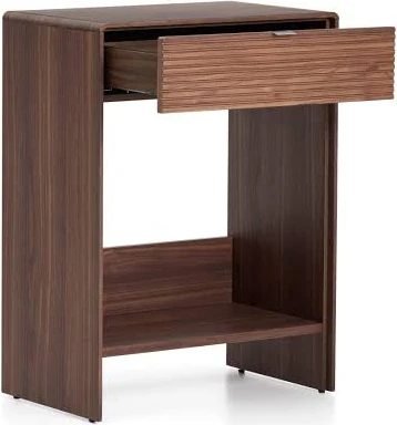 Kave Mueble recibidor consola marrón oscuro de madera