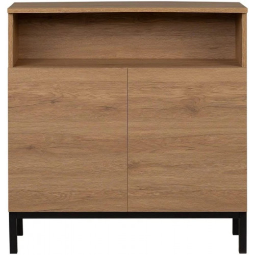 Kenay Home Consola efecto madera natural 30 cm x 80 cm