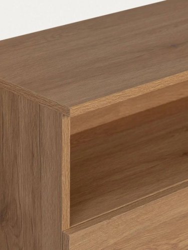Kenay Home Consola efecto madera natural 30 cm x 80 cm