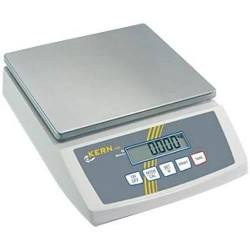 Kern Balanzas electrónicas , Balanza Electrónica, 8kg, 0,1 g., 340 x 240mm, conteo de piezas, RS232, FKB 8K0.1A/RS