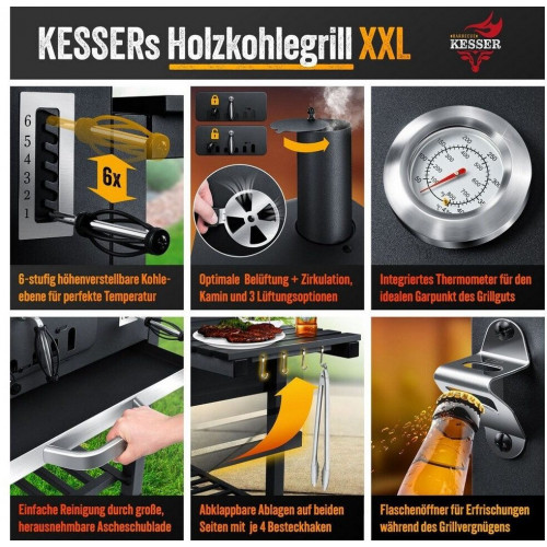 Kesser XXL BBQ Smoker Set