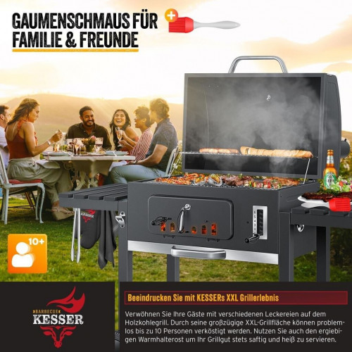 Kesser XXL charcoal barbecue grey