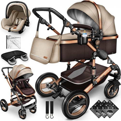 Kiduku 3 in 1 combination stroller