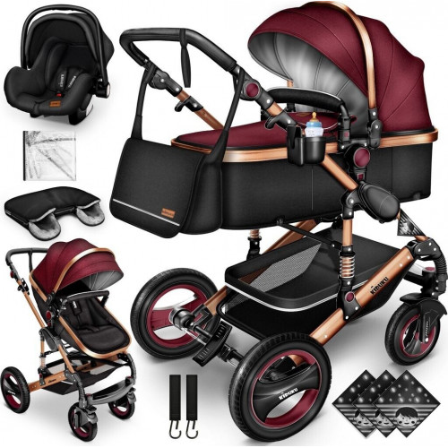 Kiduku 3 in 1 combination stroller