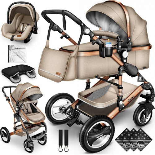 Kiduku 3 in 1 combination stroller