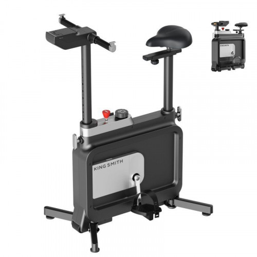 Kingsmith W1b 3 En 1 Bicicleta Estática Plegable, 6 Posiciones, 8 Niveles, 120kg, Escritorio Integrado