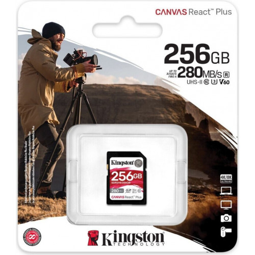Kingston Canvas React Plus V60 SDXC