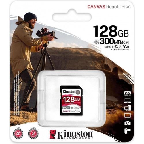 Kingston Canvas React Plus V90 SD
