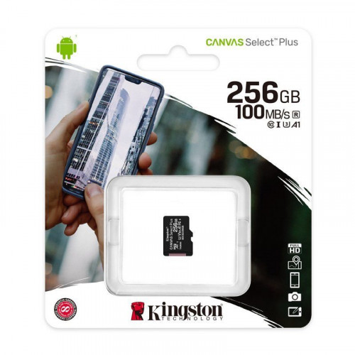Kingston Canvas Select Plus MicroSDXC 256GB UHS-I V30 Clase 10