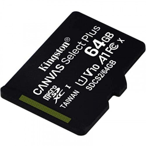 Kingston Canvas Select Plus MicroSDXC 64GB UHS-I U1 V10 Clase 10