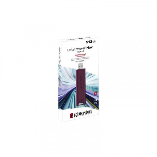 Kingston DataTraveler Max 512GB USB 3.2 Gen 2 Rojo