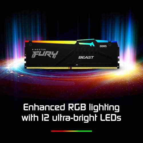 Kingston FURY Beast RGB 32GB Kit DDR5-6000 CL30