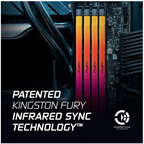 Kingston FURY Renegade RGB 16GB DDR5-6400 CL32 (KF564C32RSA-16)