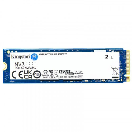 Kingston NV3 2TB SSD M.2 NVMe 2280 PCIe 4.0 3D NAND