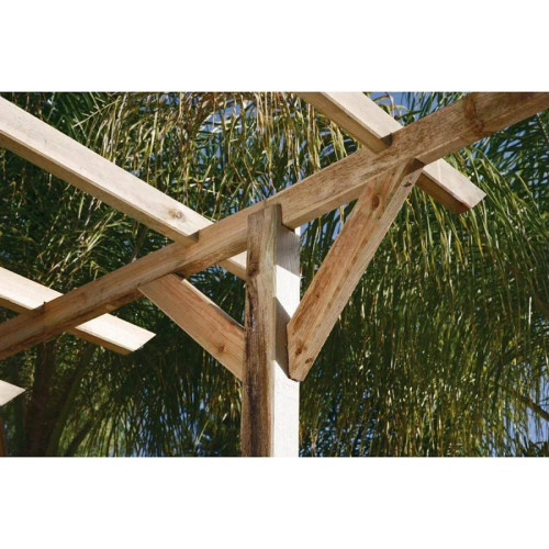 Kit Pérgola madera 4x3.6x2.4 m Postes Nortene
