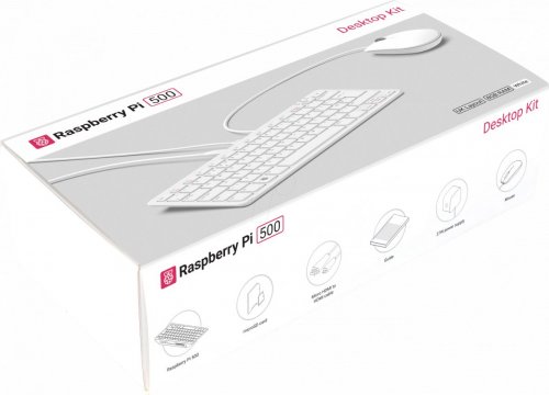 KIT Raspberry Pi 500 (US layout), 4x 2.4GHz, 8GB RAM