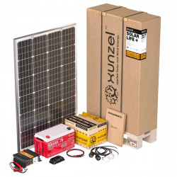 Kit solar SOLARLIFE+ XUNZEL 500 Iluminación LED NATURE, inversor 500W