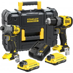 Kit Stanley sfmck211d2t-qw. taladro percutor + Atornillador impacto