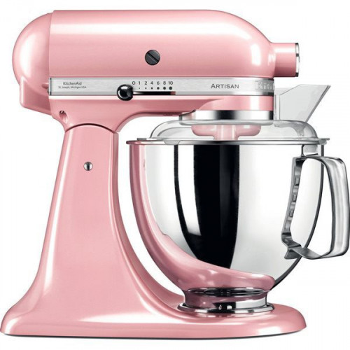 Kitchen Aid 5KSM175PSESP - Robot de Cocina Artisan 4.8L 7 Accesorios Rosa