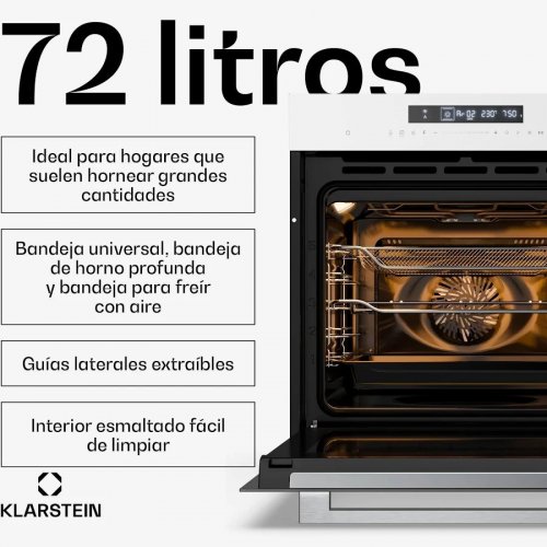 Klarstein Airjet horno eléctrico función de freír con aire caliente