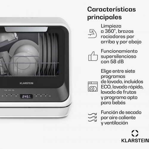 Klarstein Amazonia Mini Lavavajillas