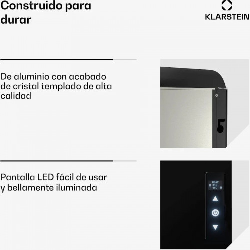 Klarstein Calefactor de pared ZenHeat Graphene 1300W