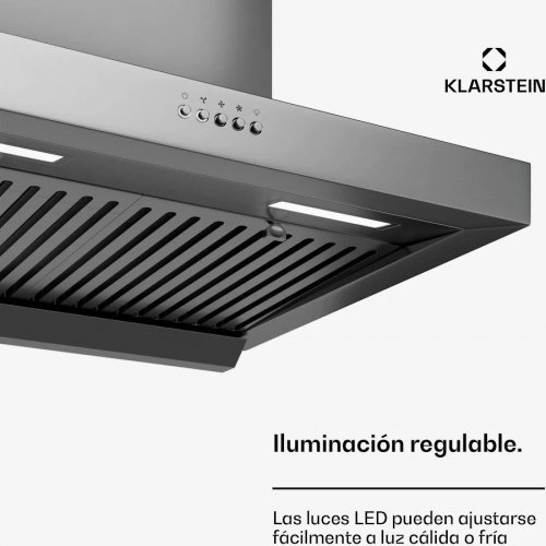 Klarstein Campana extractora AeroClean 649,9 m³/h 4 niveles