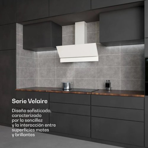 Klarstein Campana extractora Velaire Elegante minimalista potente