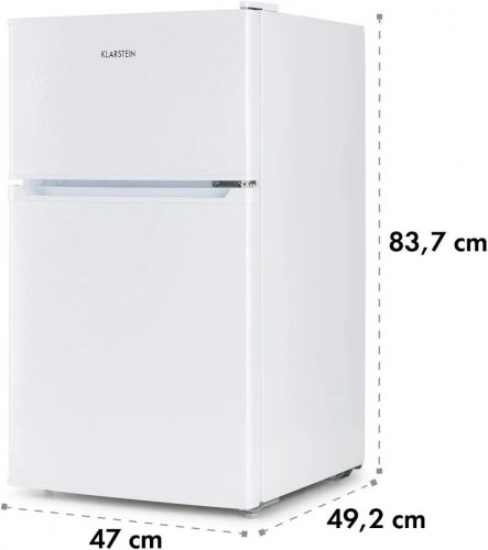 Klarstein Combinación frigorífico-congelador Big Daddy Cool 87 litros 40 dB clase de eficiencia energética E